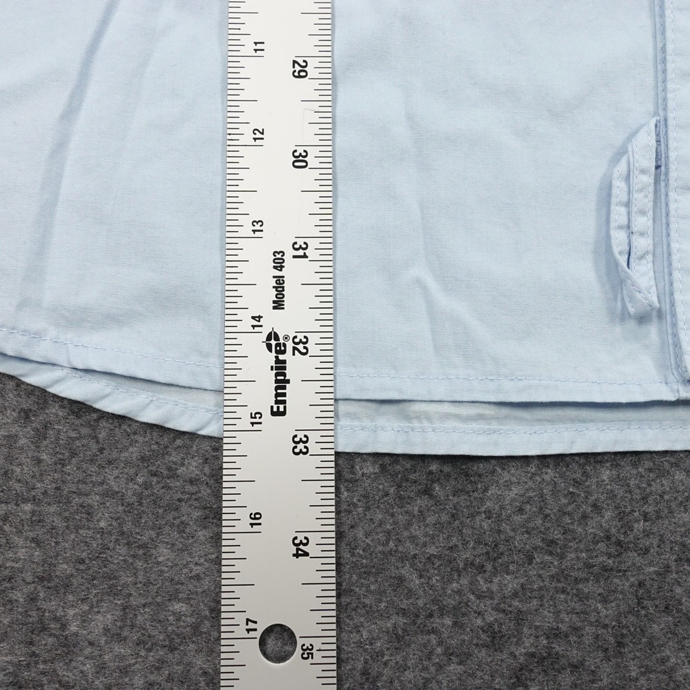 Hook & Tackle Fishing Shirt Men's XL Vented Back Mesh Light Blue - Picture 8 of 9
